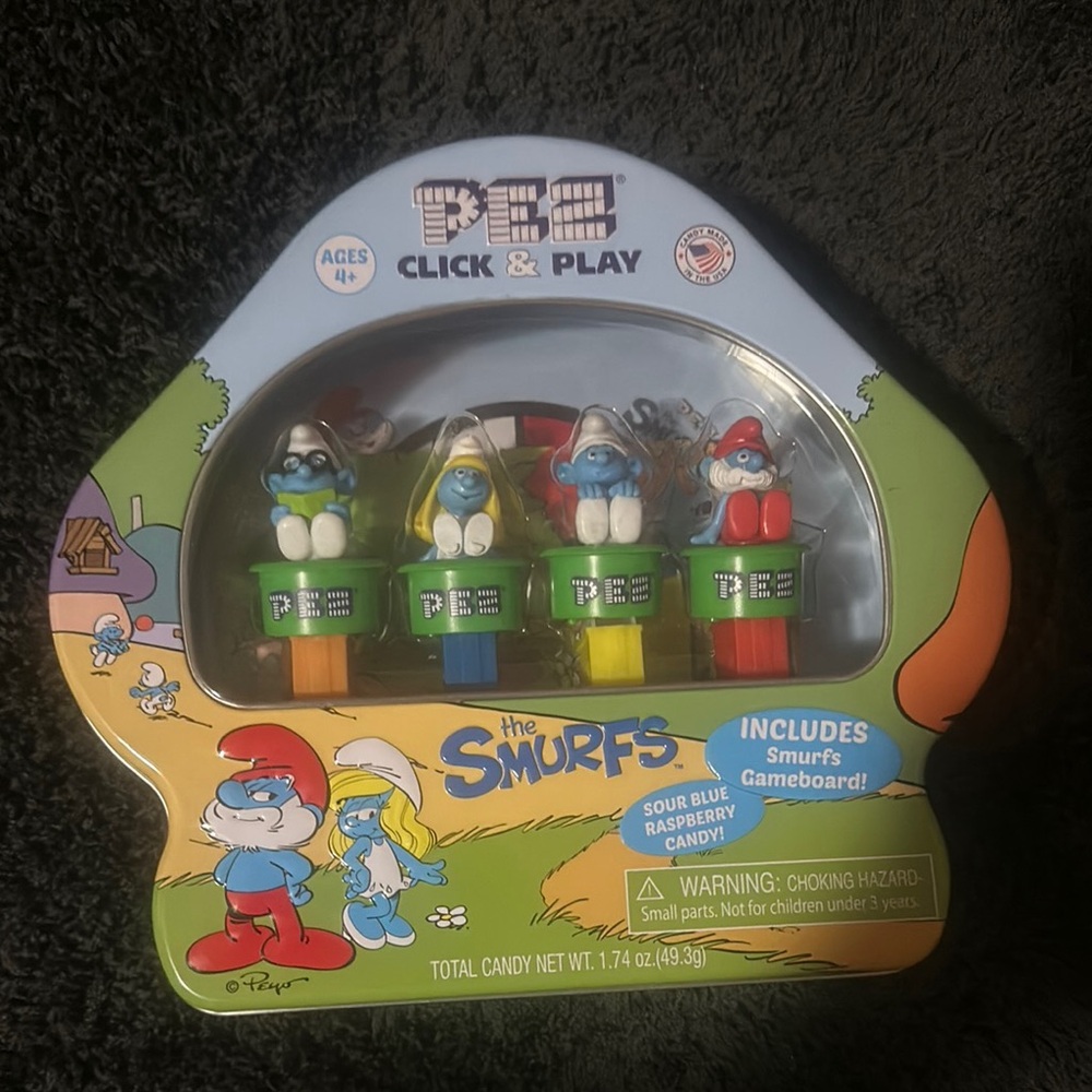 Smurfs Click & Play Candy Dispenser Set - Multicolor - Picture 1 of 1